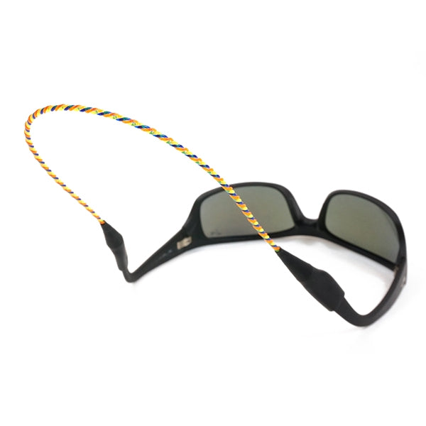 RePurposed Monofilament Sunglass Retainers - 15 inch, Blue/Orange/Yellow image