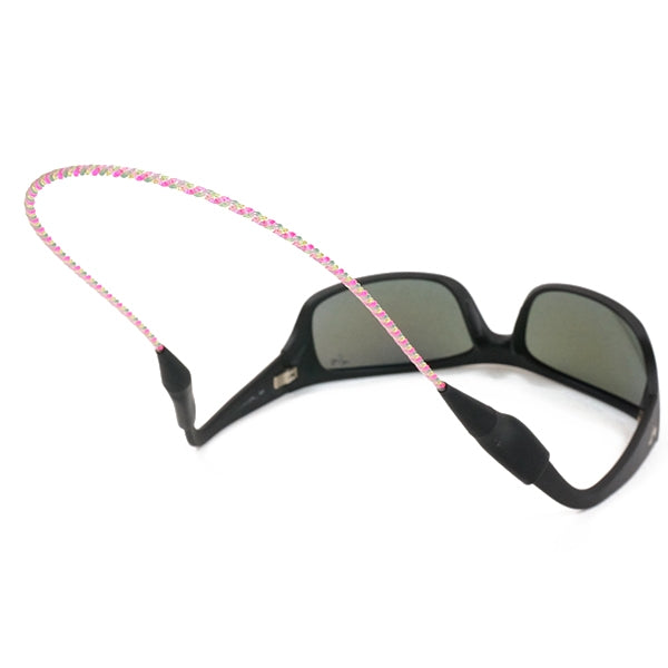 RePurposed Monofilament Sunglass Retainers - 15 inch, Green/Light Green/Pink image