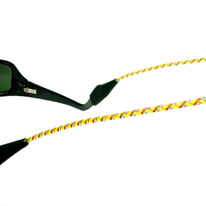 RePurposed Monofilament Sunglass Retainers - 15 inch, Light Blue/Red/Yellow image
