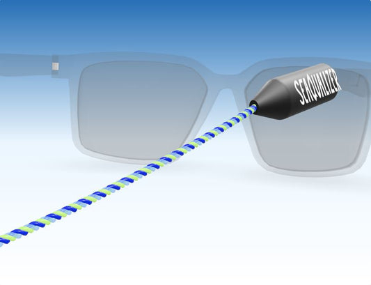 Eyewear Retainer — Baby Blue / Electric Lime / Navy